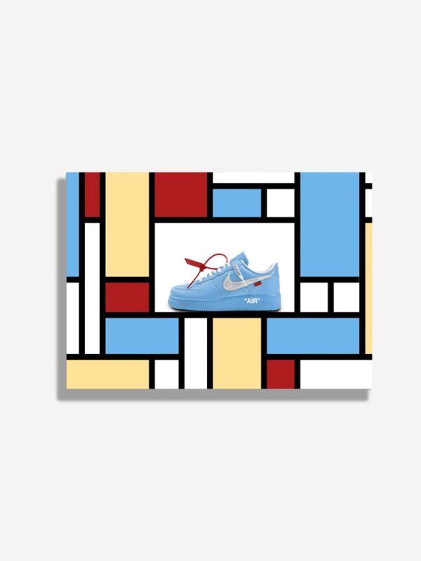 Nike Air Force 1 - Off White MCA University Blue x Mondrian